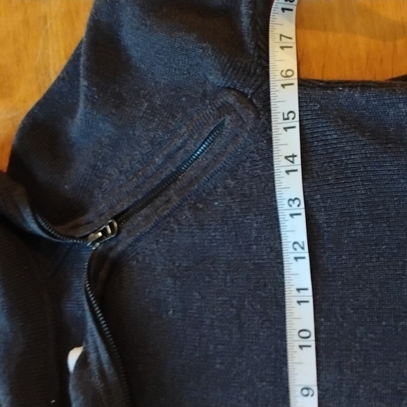 Calvin Klein black/ dark charcoal grey classic dress. Size large. So classic CK. - Picture 12 of 15